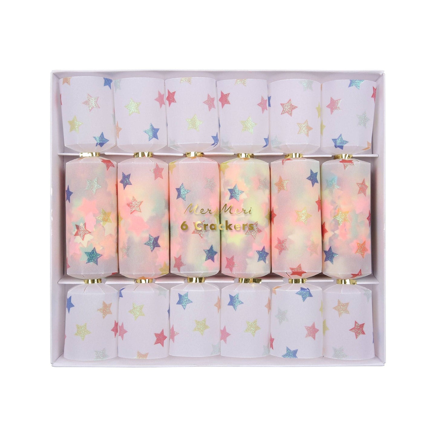 Multicolour Star Confetti Small Crackers