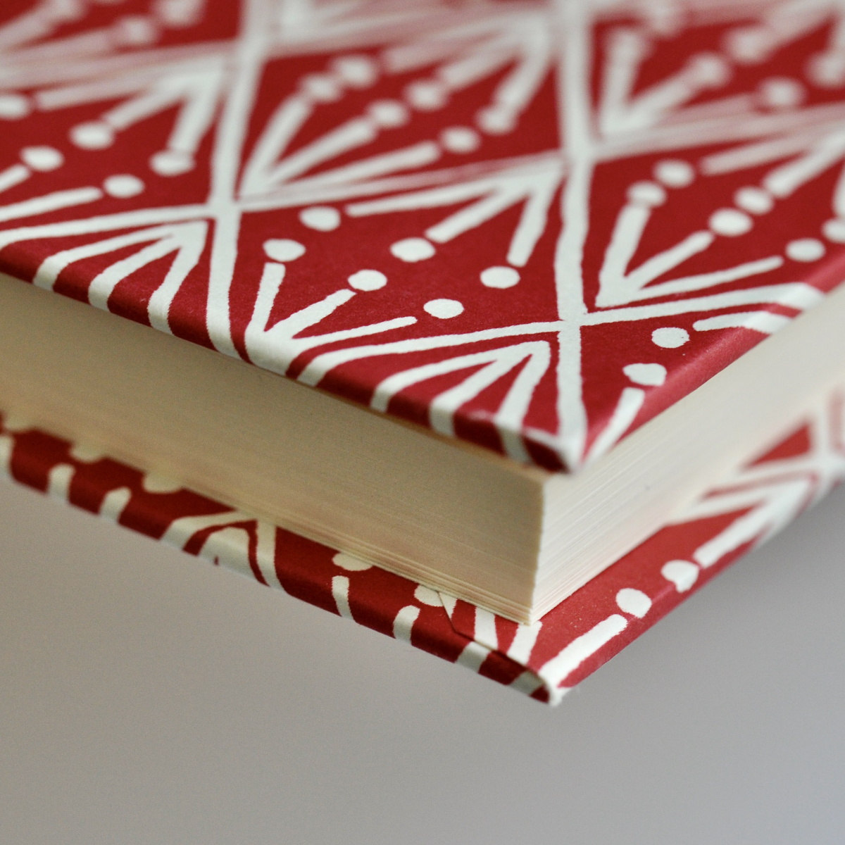 Selvedge Red Madder Very Large Hardback Notebook