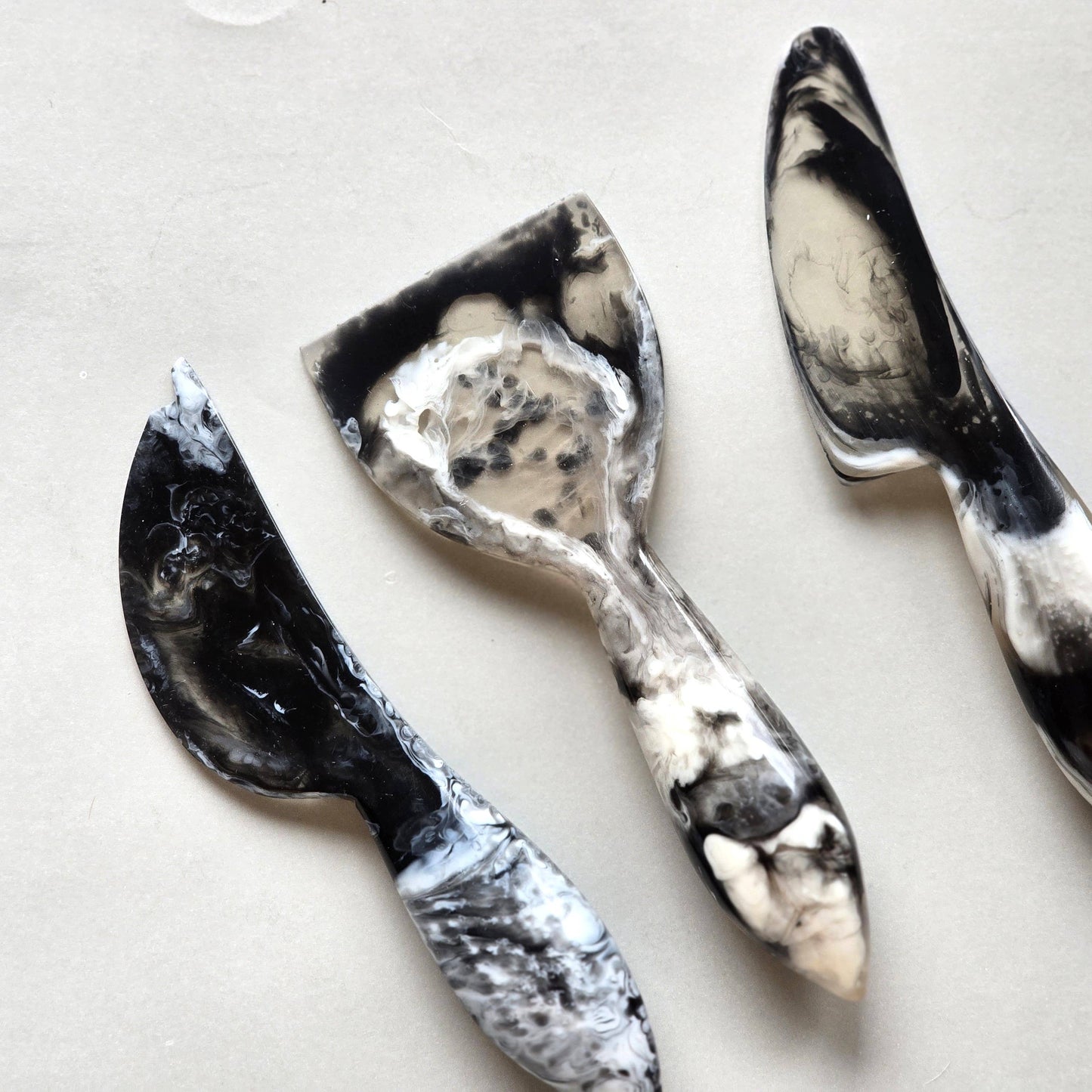 3-Piece Cheese Knives Set - Resin Charcuterie Tools