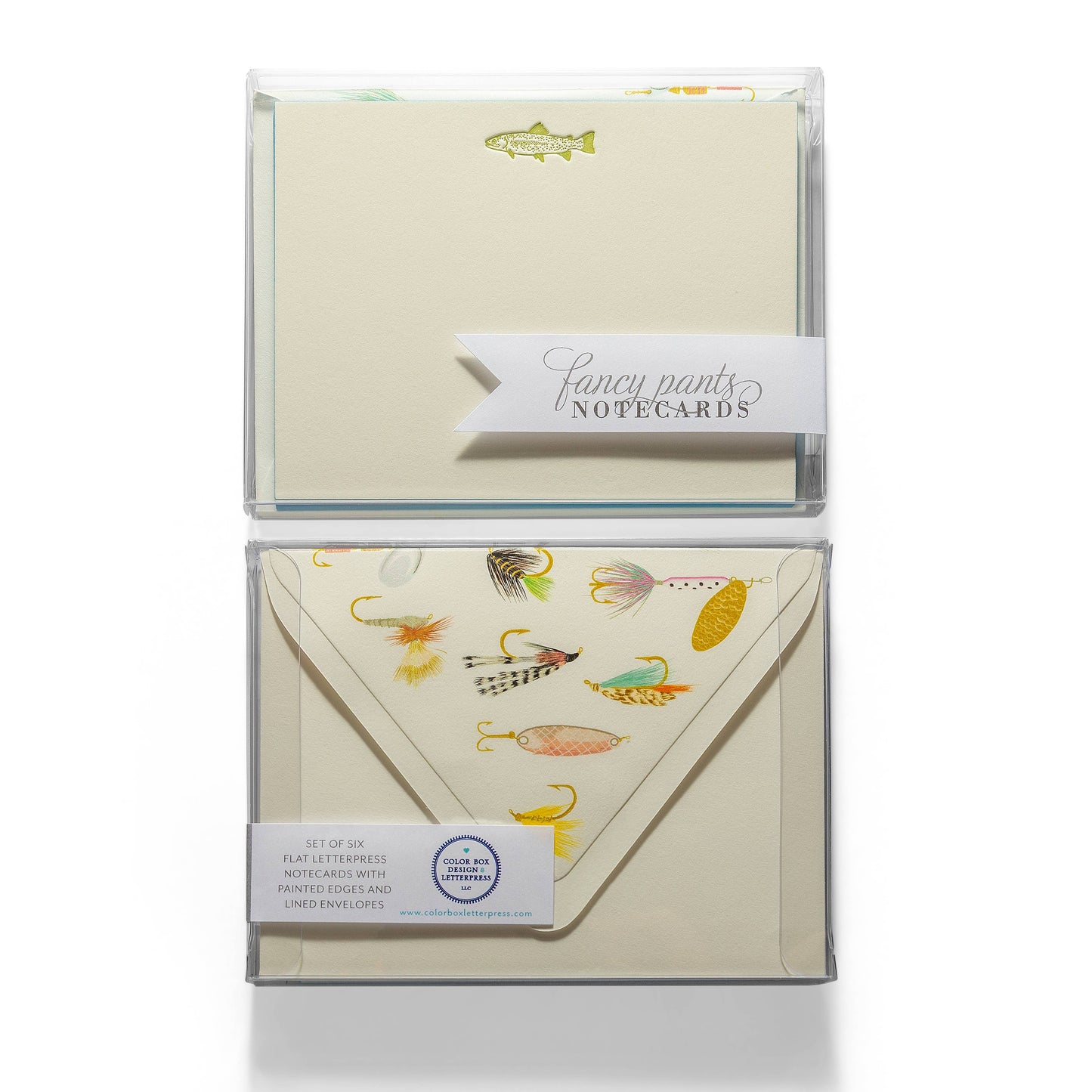 Rainbow Trout | Fancy Pants Letterpress Flat Notecards