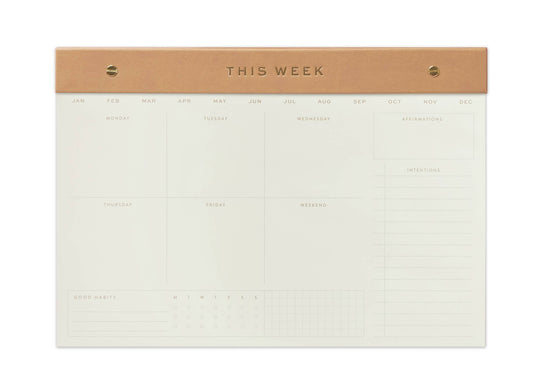 DesignWorks Ink - Weekly Postbound Notepad