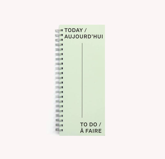 Gry Mattr by Joe Mimran - To Do Notebook - Seagrass