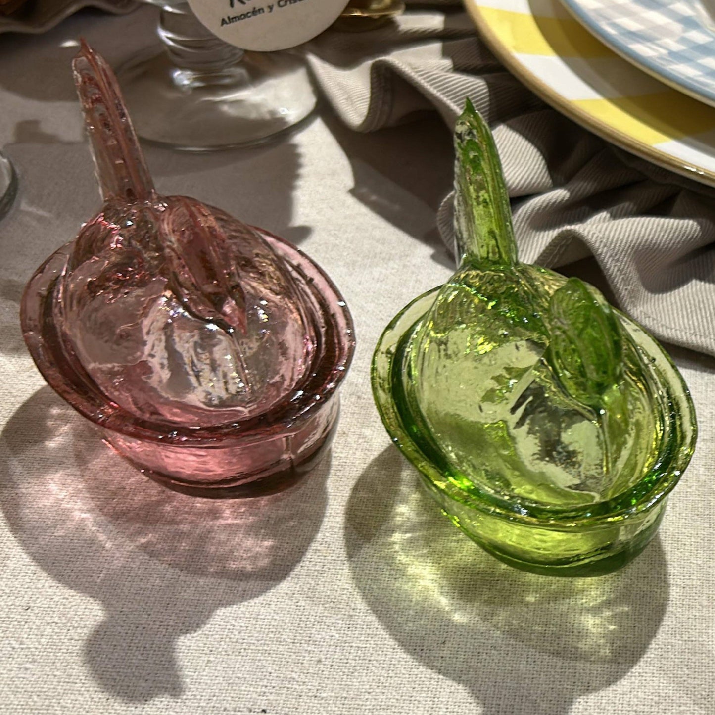 Nesting Hen Bowl - EUCALYPTUS | Hand Blown Glass