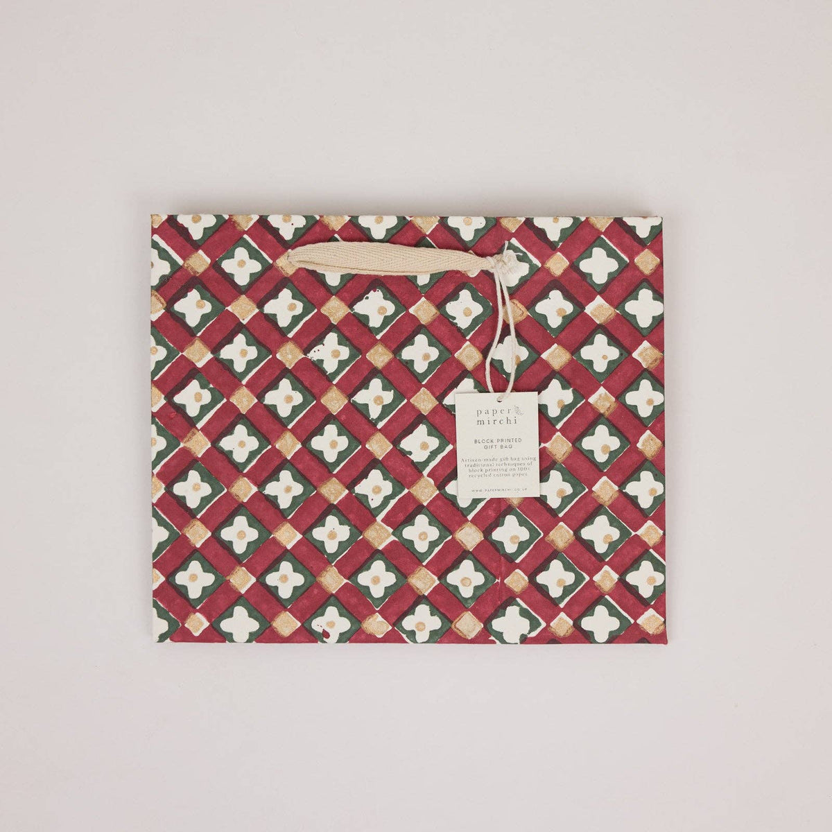 Traditional Christmas Gift Bags - Medium