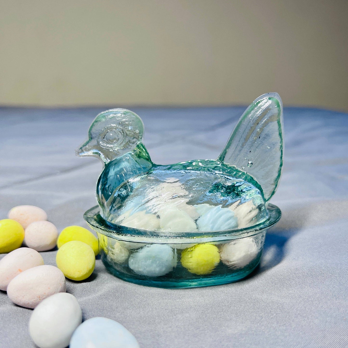 Nesting Hen Bowl - EUCALYPTUS | Hand Blown Glass
