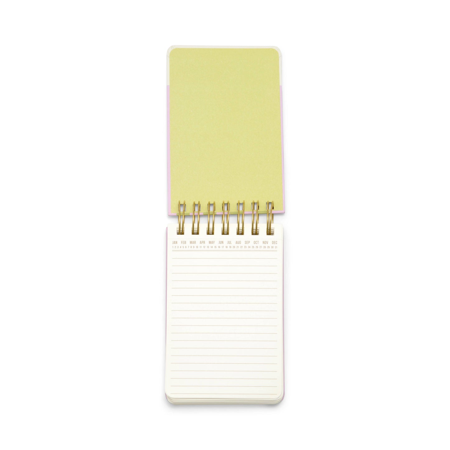 DesignWorks Ink - Twin Wire Notepad, 4" X 6" - Wavy Stripes