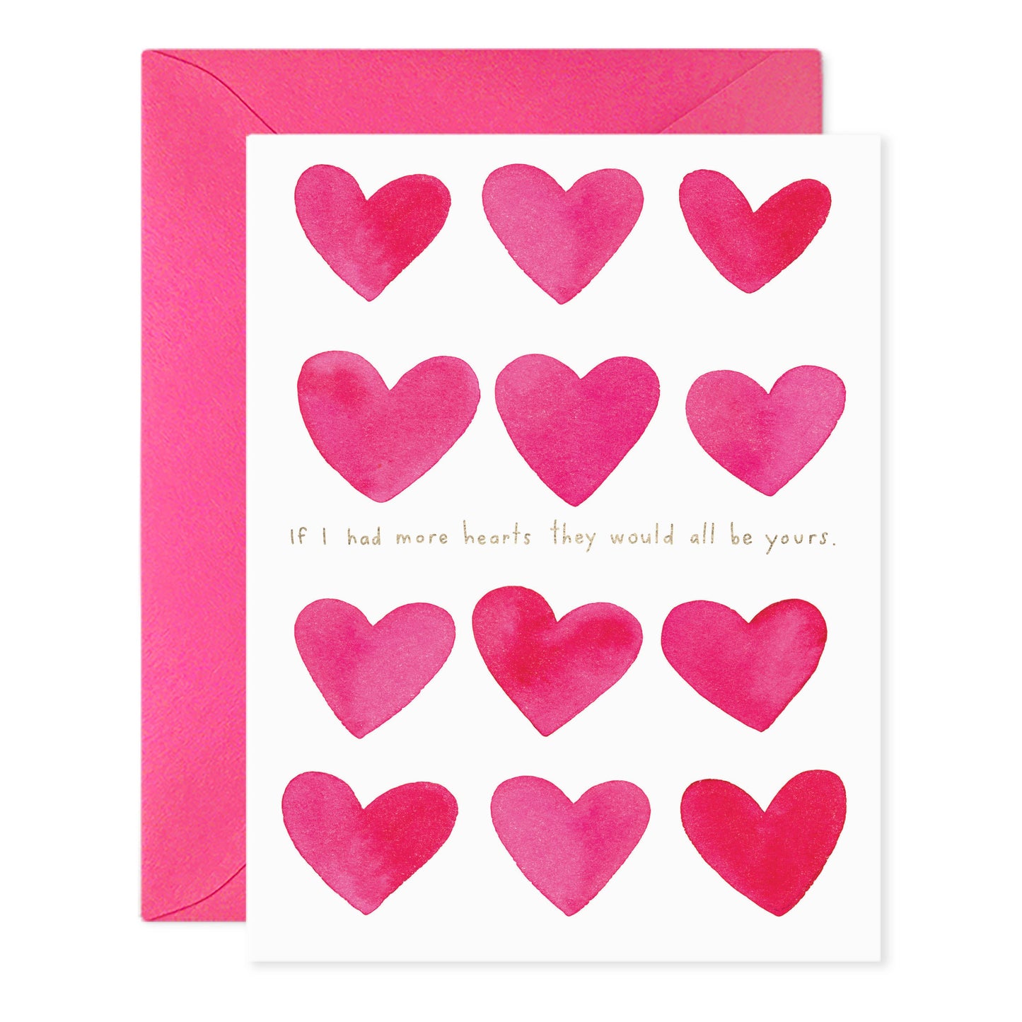 If I Had More Hearts | Valentine's Day Greeting Card