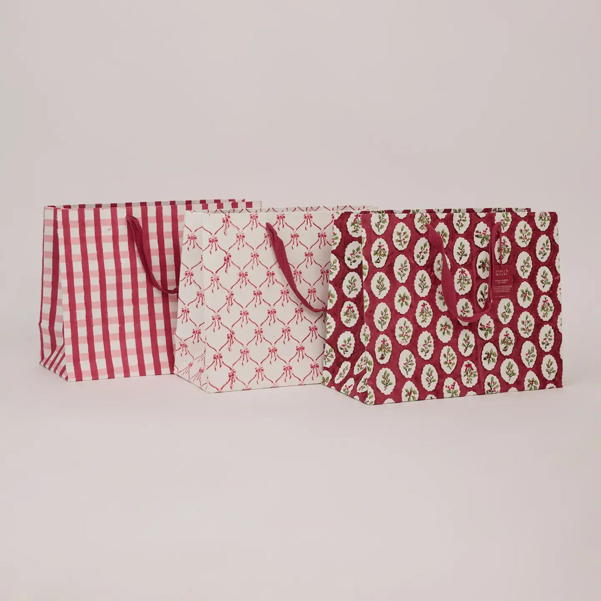 Christmas Pudding Gift Bags - Large