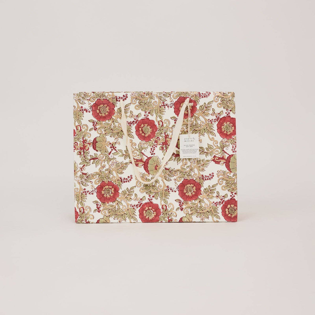 Winter Red Gift Bags - Large