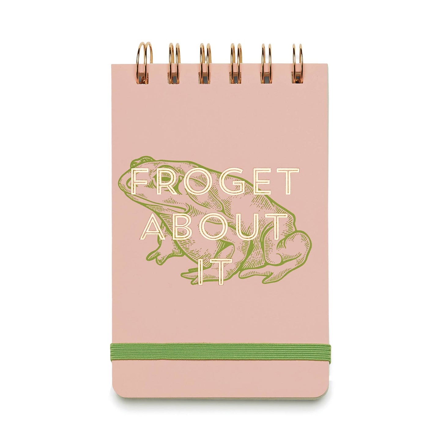 DesignWorks Ink - VINTAGE SASS WIRE NOTEPAD, 3.25" X 5.5" - FROGET ABOUT IT