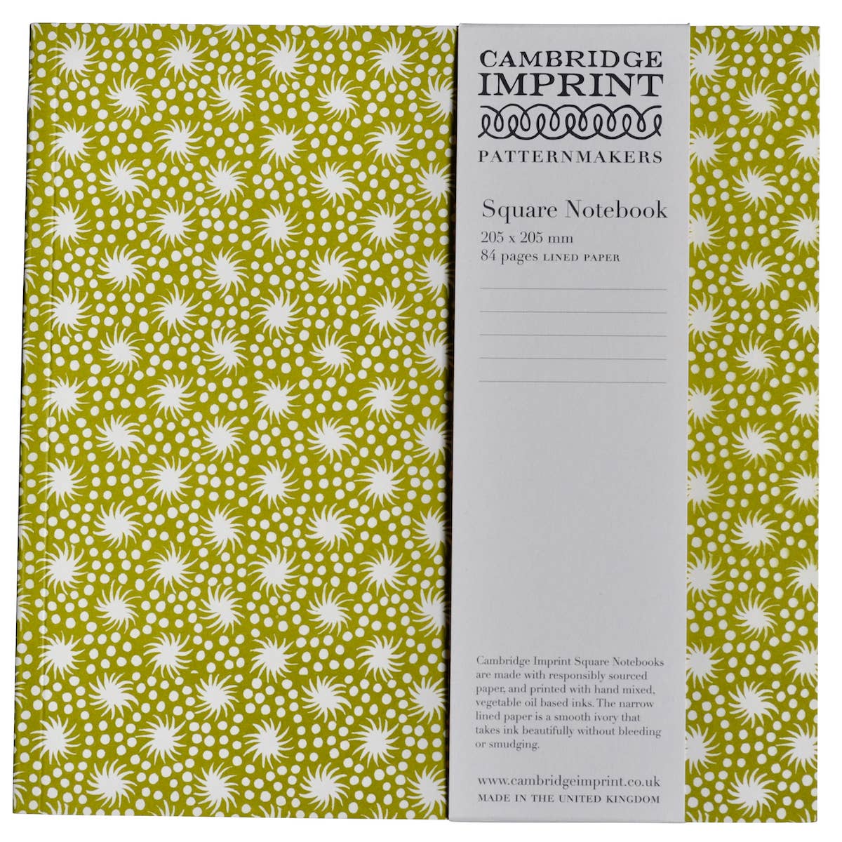 Animalcules Bawden Green Square Notebook
