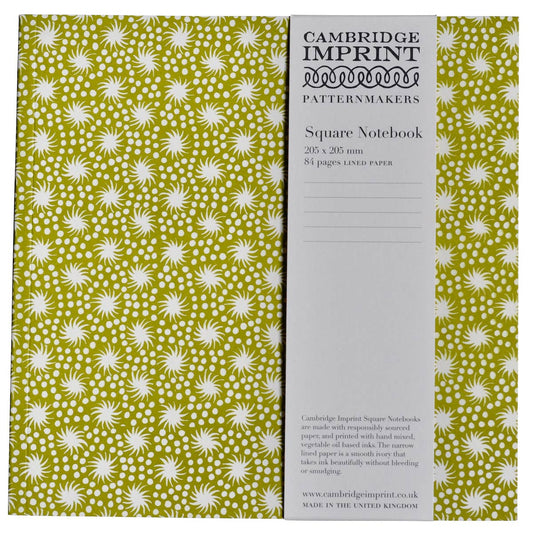 Animalcules Bawden Green Square Notebook
