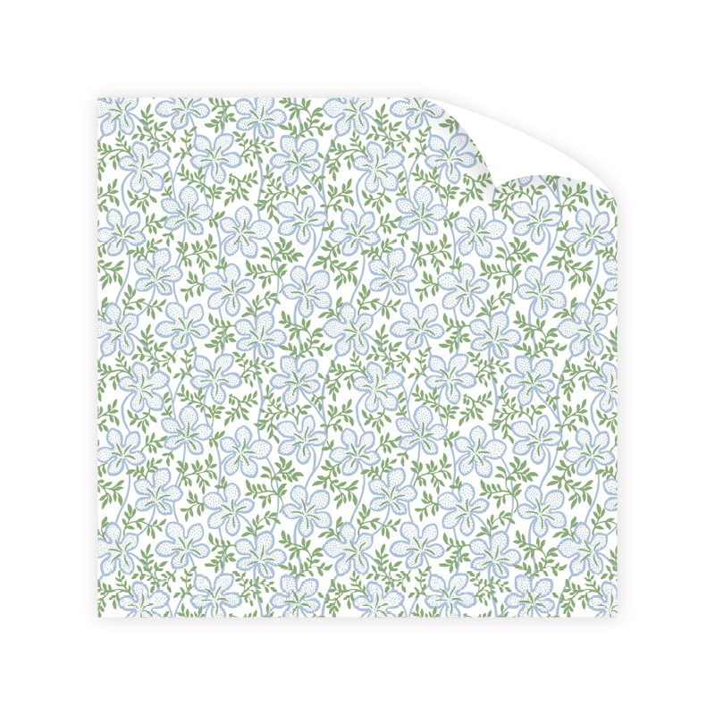 Ghost Blossom Blue Wrapping Paper Roll *cannot ship*