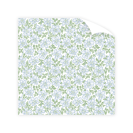 Ghost Blossom Blue Wrapping Paper Roll *cannot ship*