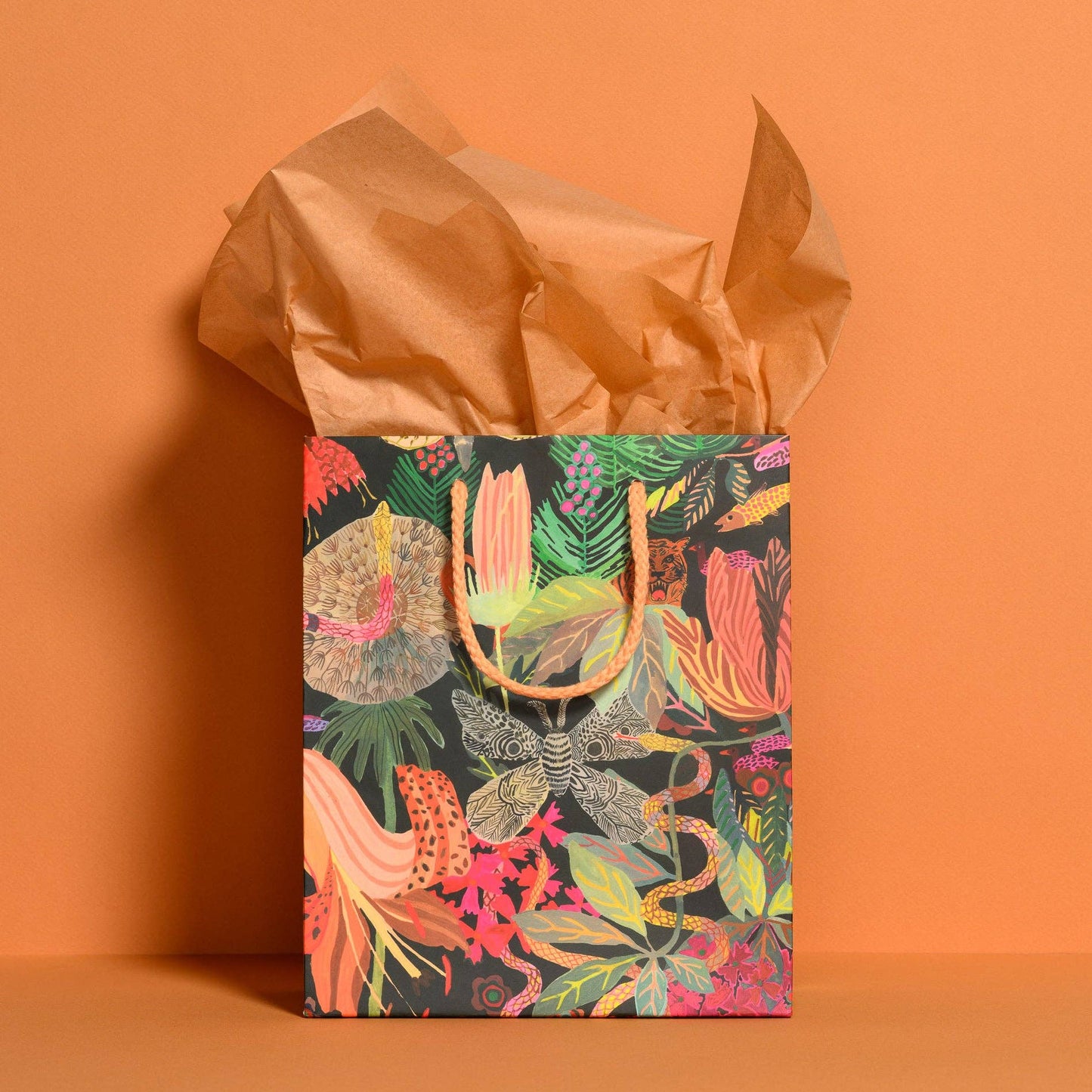 Red Cap Cards - Peach tissue paper