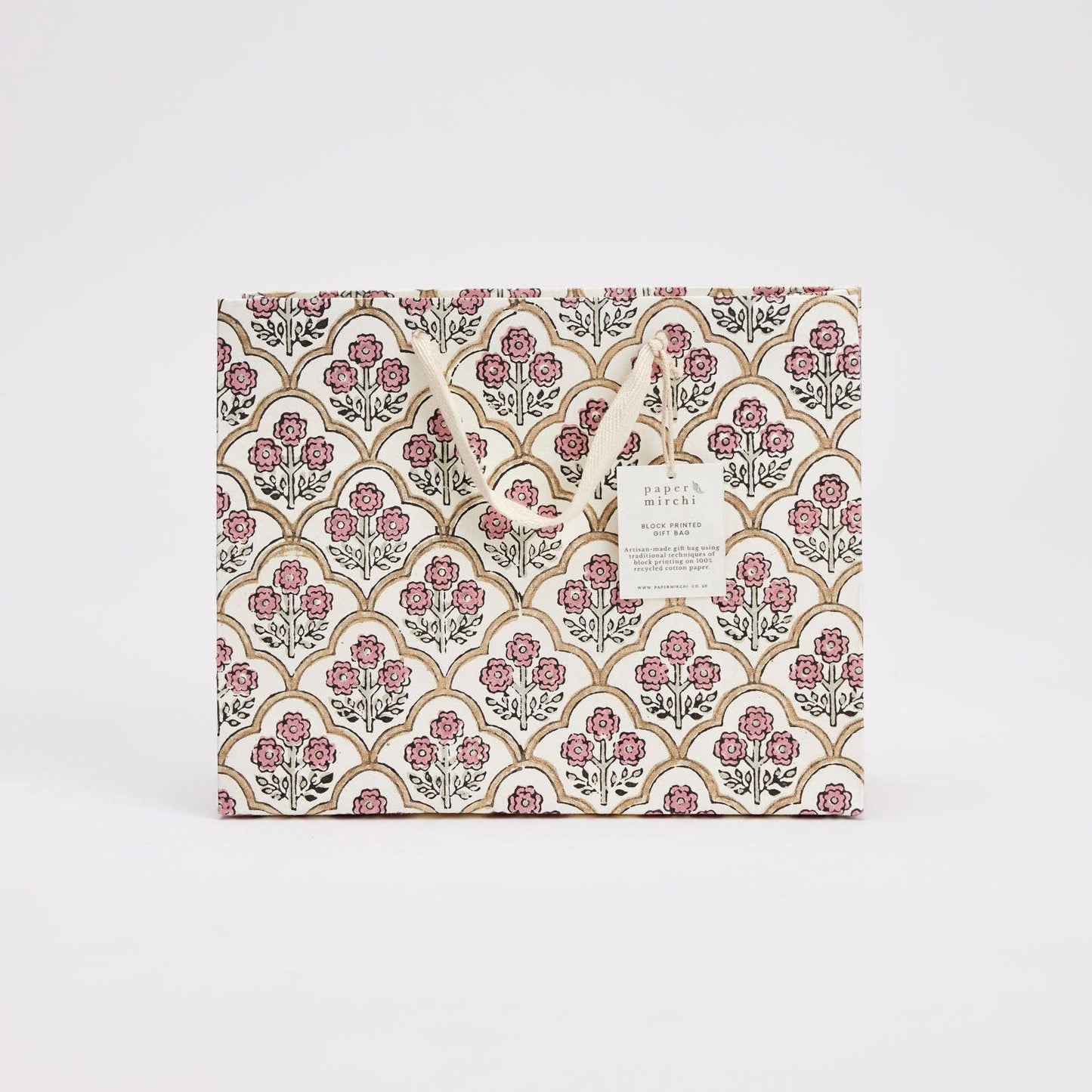 Printed Gift Bags (Medium) - Pink Earth