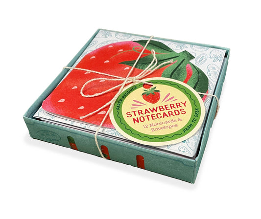 Strawberry Notecards 