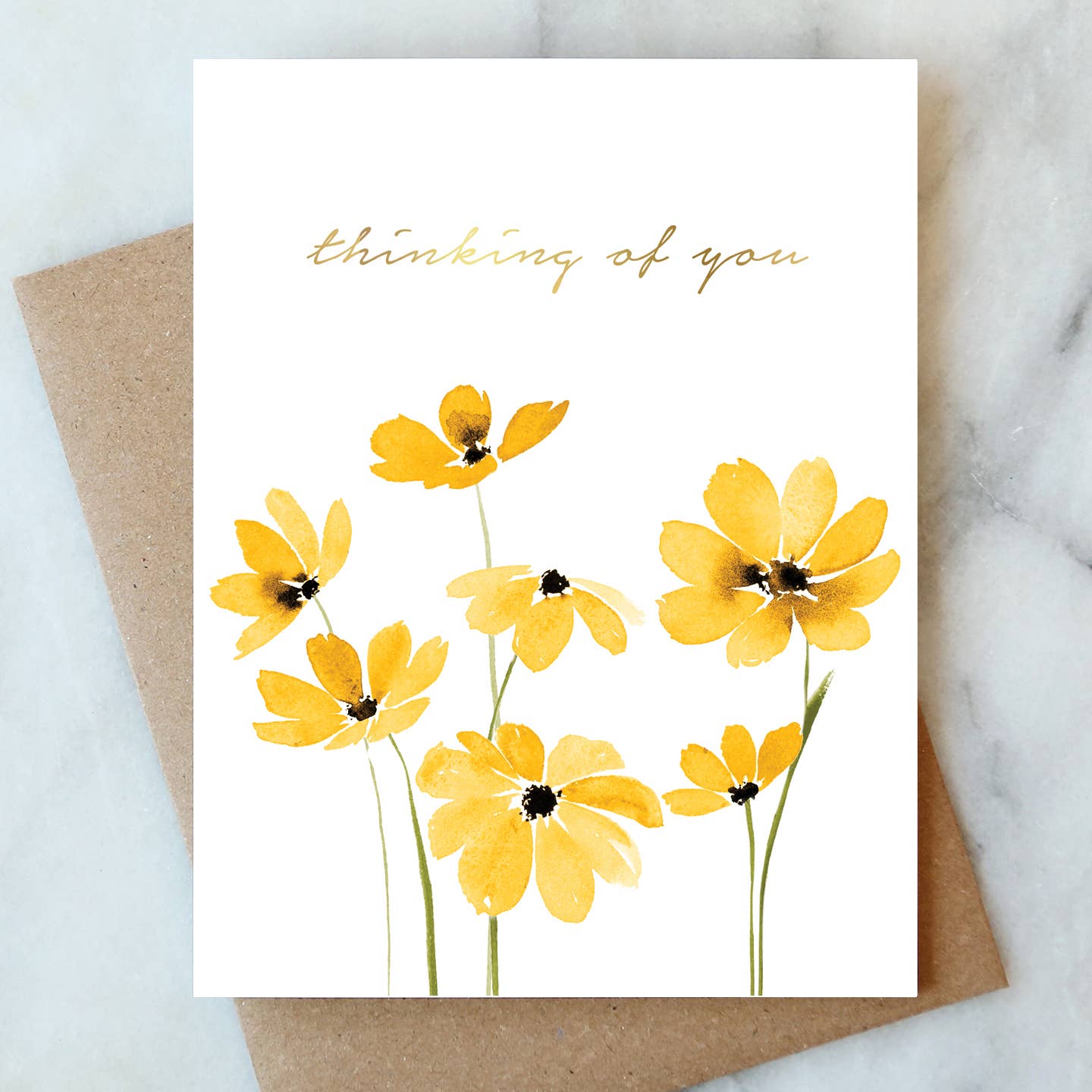 Daisy Sympathy Card - Thinking of You