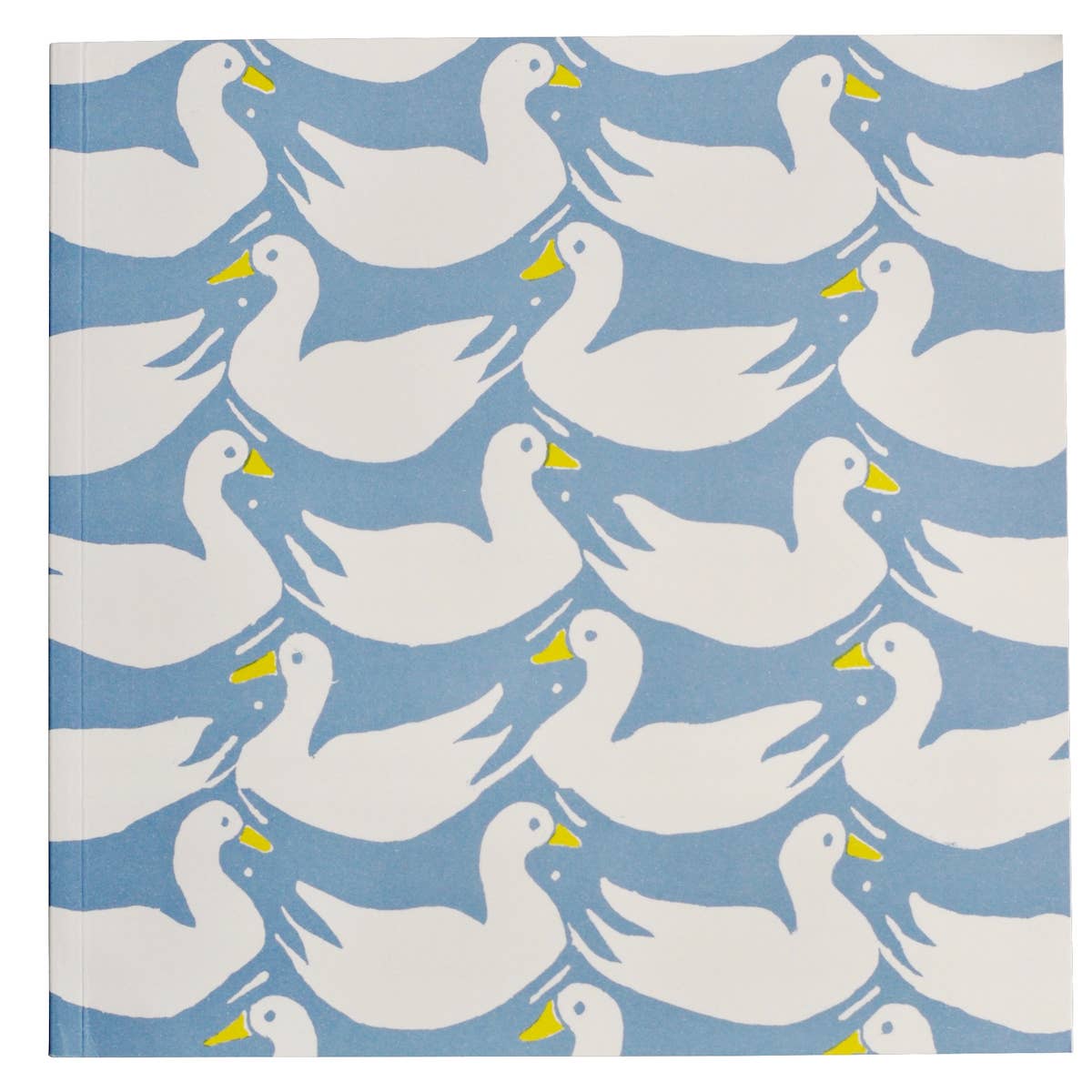 Square Notebook with Lined Paper in Ducks and Rabbits