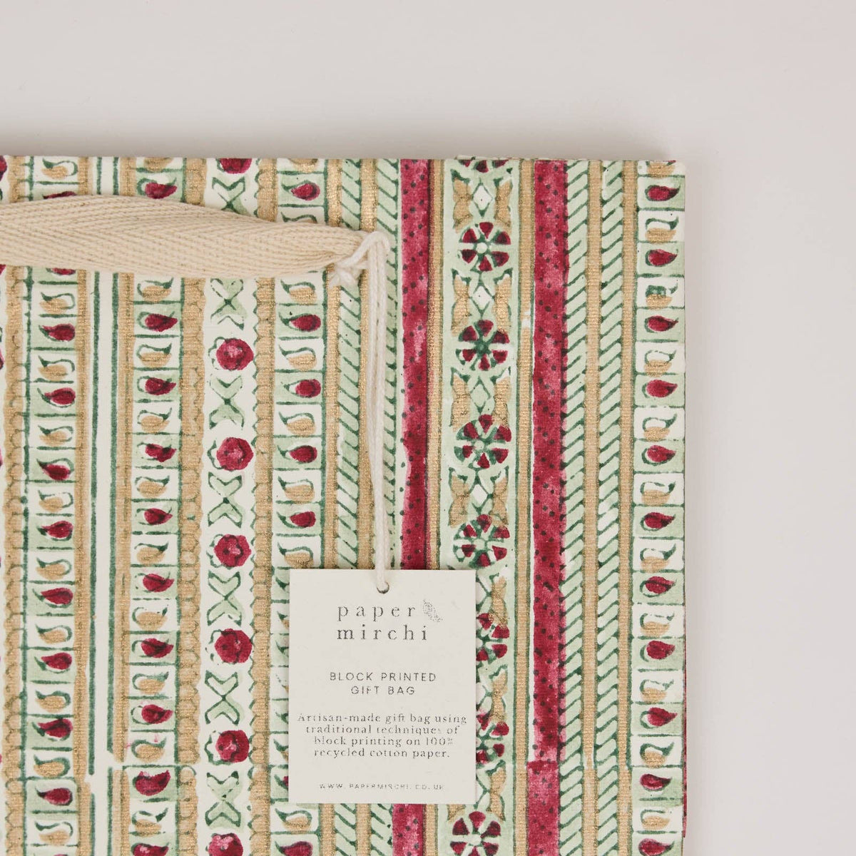 Traditional Christmas Gift Bags - Large