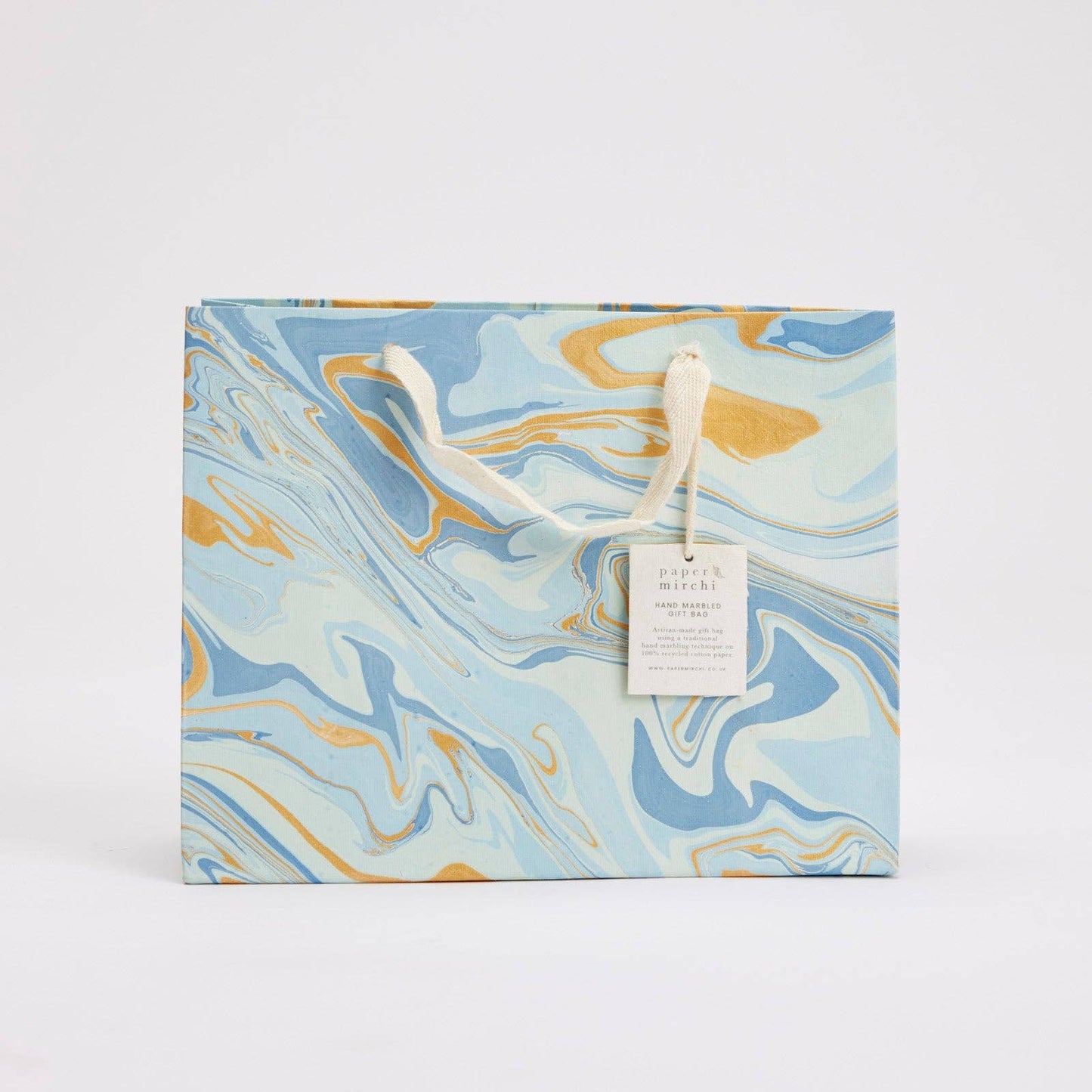 Hand Marbled Gift Bags (Medium) - Celebration