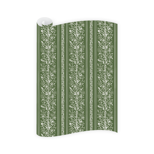 PREORDER Poetic Green Wrapping Paper Roll