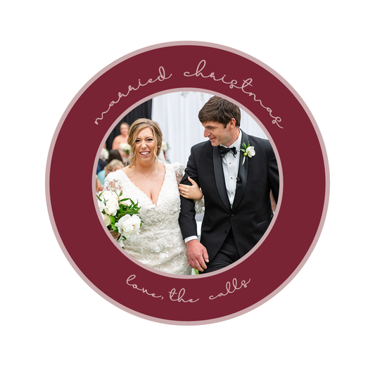 Circle Christmas Card