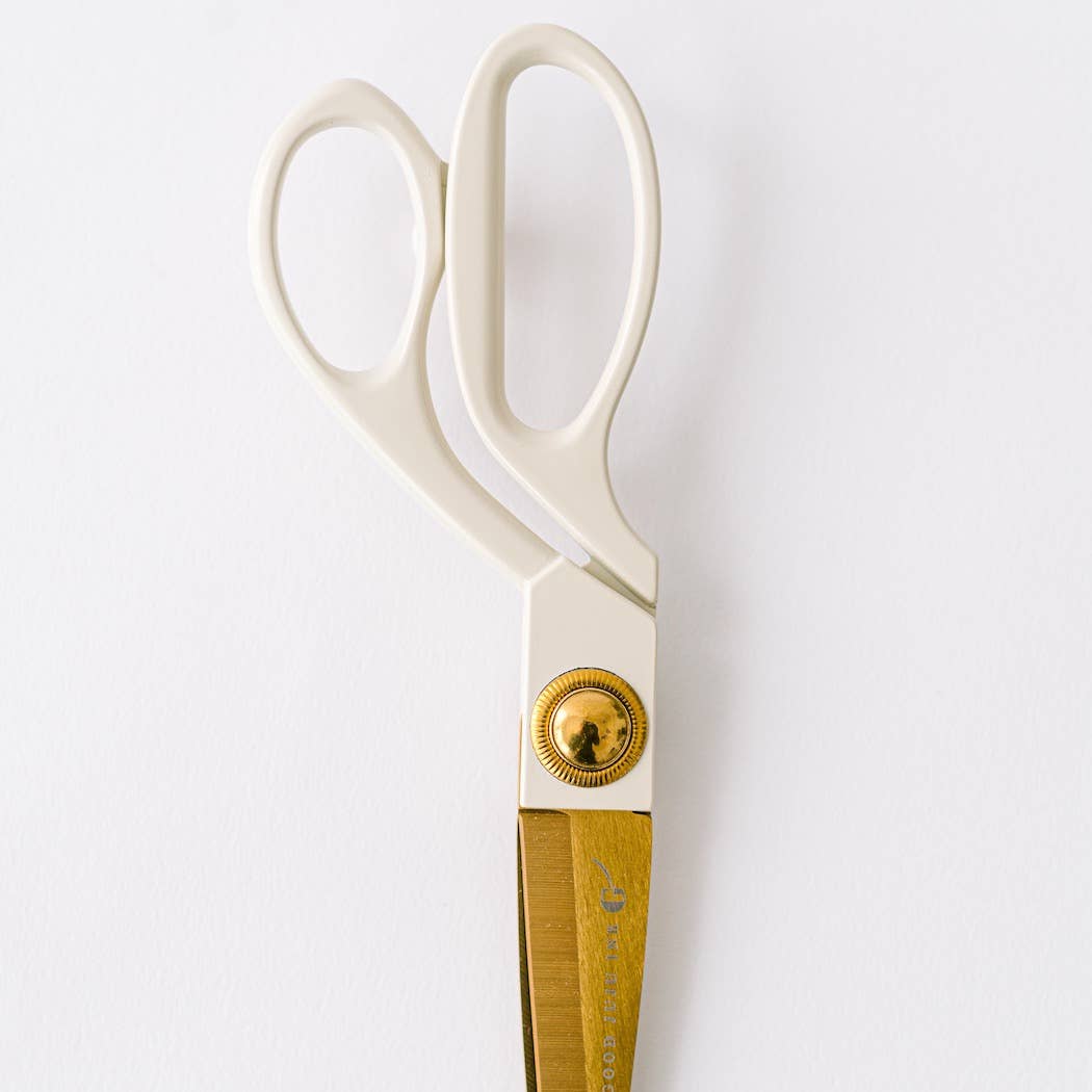 Ivory and Gold Heirloom Scissors