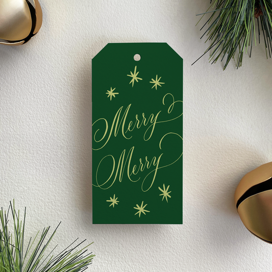 Merry Merry Gift Tag, Multi Set - Gloster Road