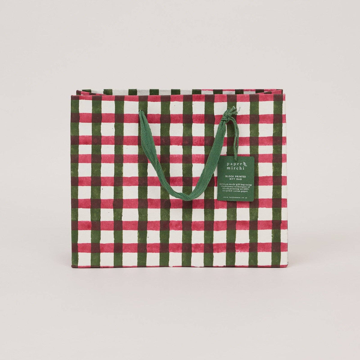 Holly Green Gift Bag