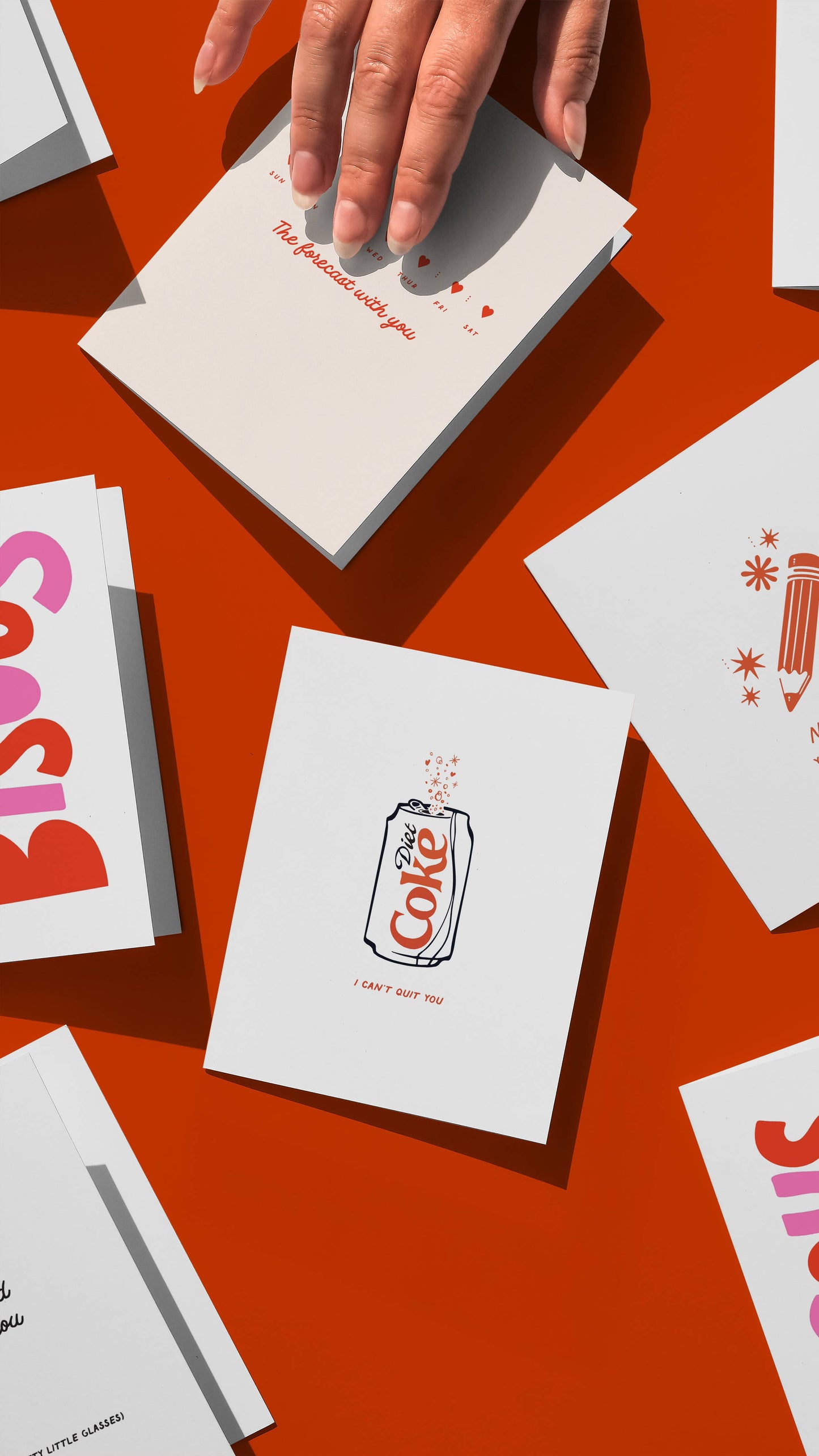 Dahlia Press - Can't Quit You - Diet Coke Letterpress