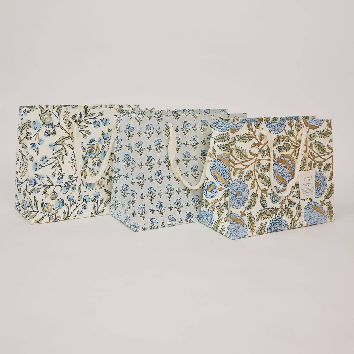 Blue Stone Refresh Gift Bags - Medium