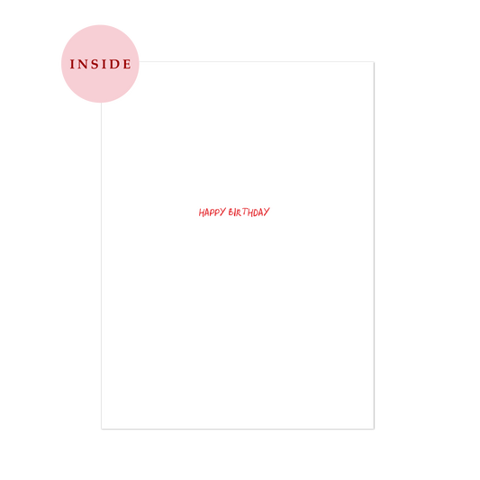 One Year Closer to Retiring at the Beach Birthday Card