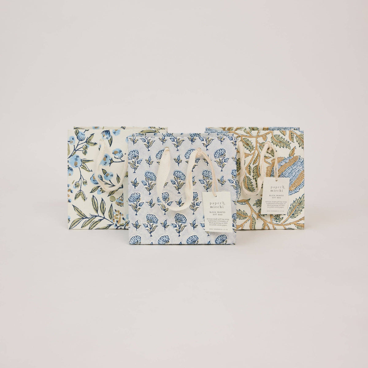 Blue Stone Refresh Gift Bags - Small
