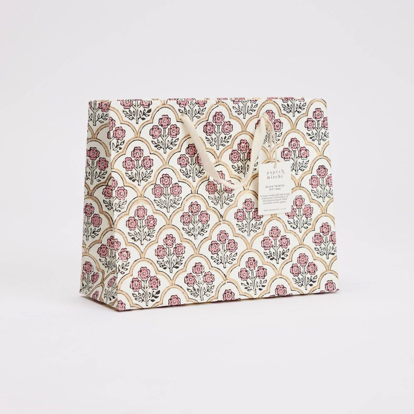 Printed Gift Bags (Medium) - Pink Earth