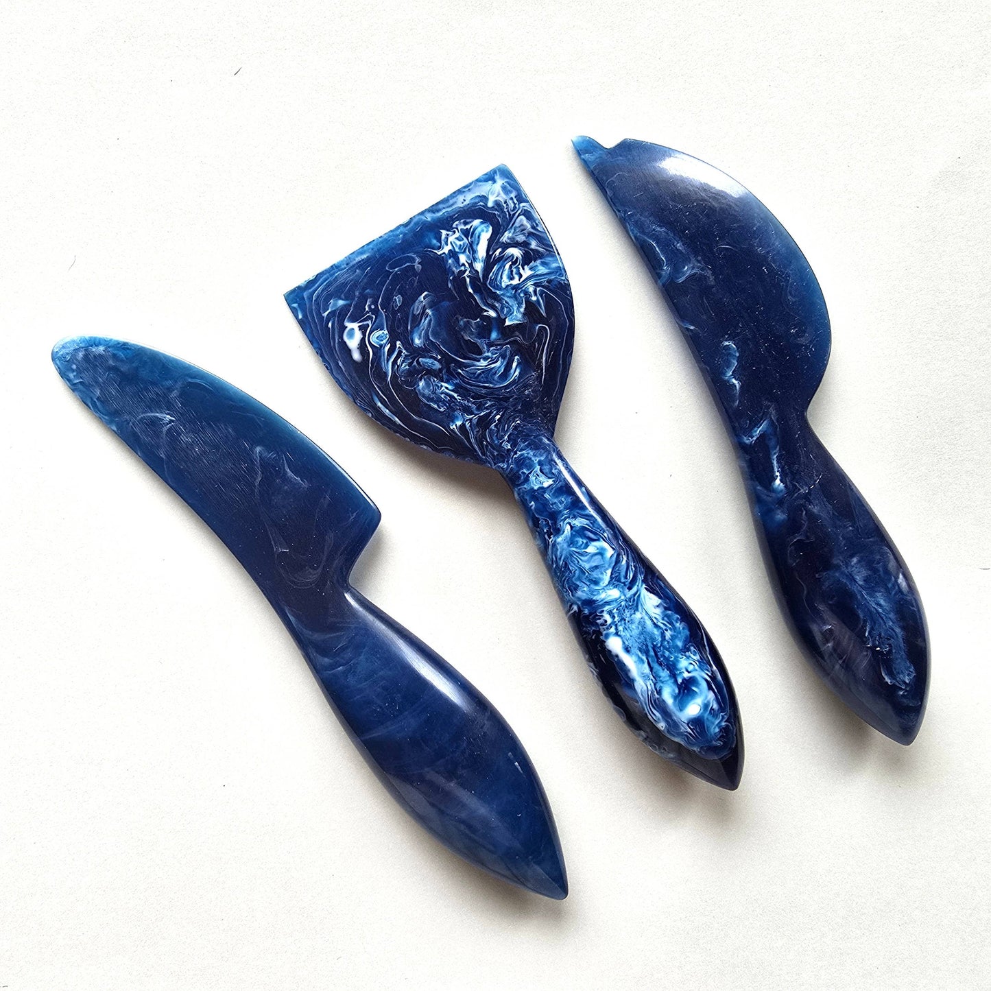 3-Piece Cheese Knives Set - Resin Charcuterie Tools