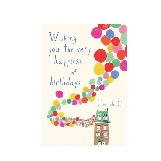 Birthday Balloons, Happy Birthday Greeting Card