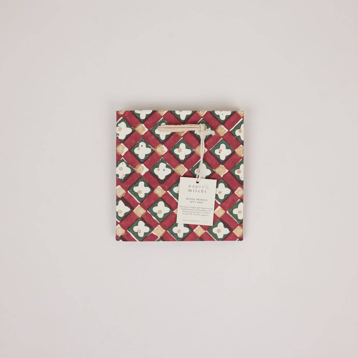 Traditional Christmas Gift Bags - Small