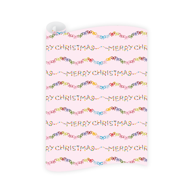 Pom Pom Party Wrapping Paper *Cannot ship*