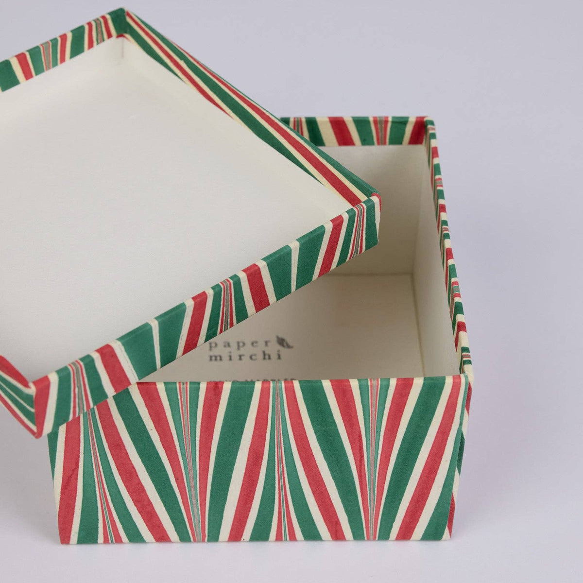 Hand Marbled Gift Boxes - Christmas Candy
