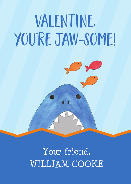 Shark Valentine Card