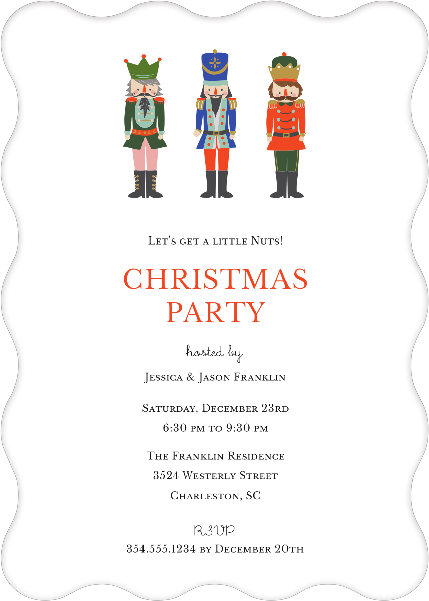 Nutcracker Invitation