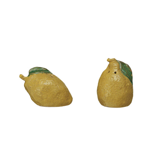 Lemon Salt and Pepper Shakers