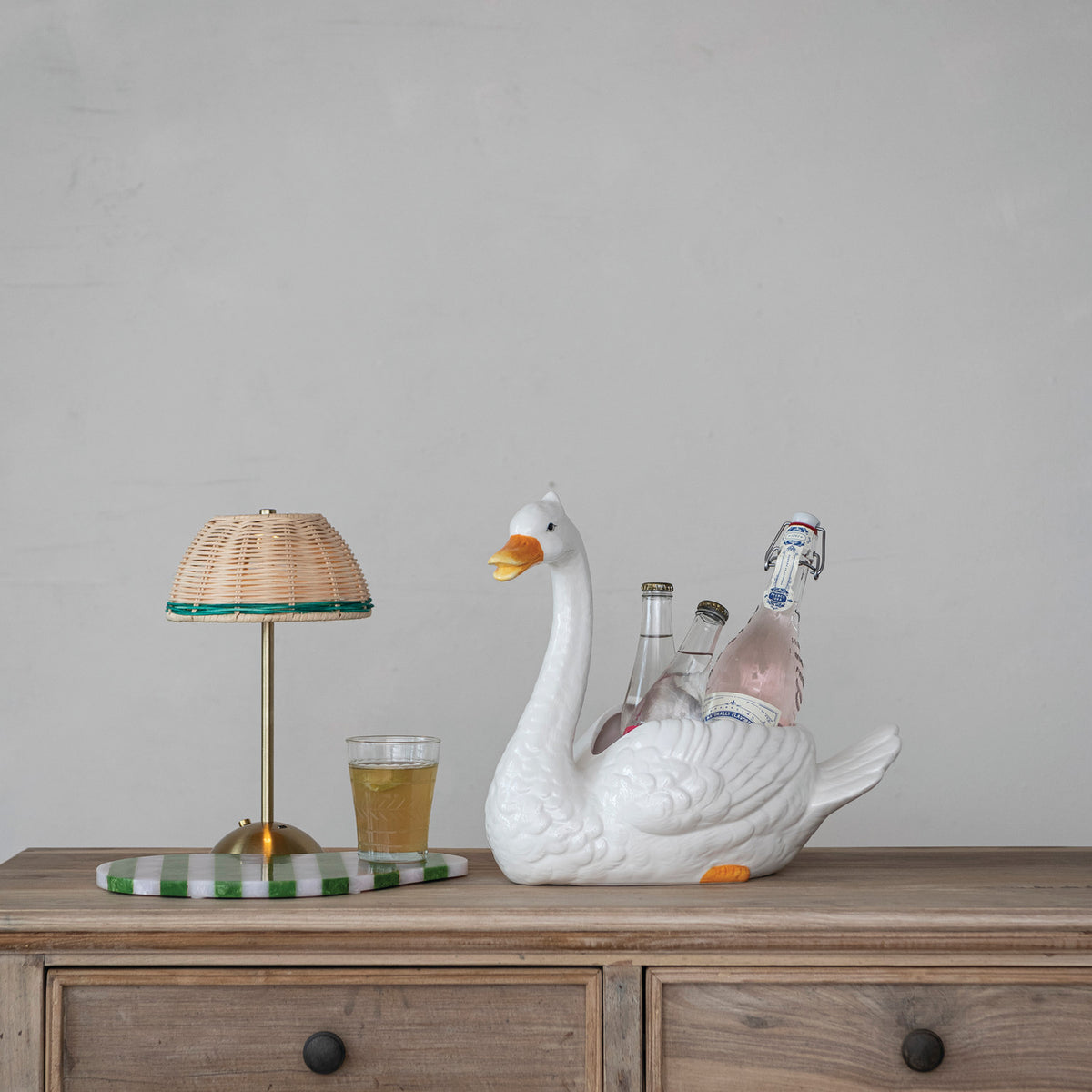 Rechargeable Dimmable Touch Lamp with Shade