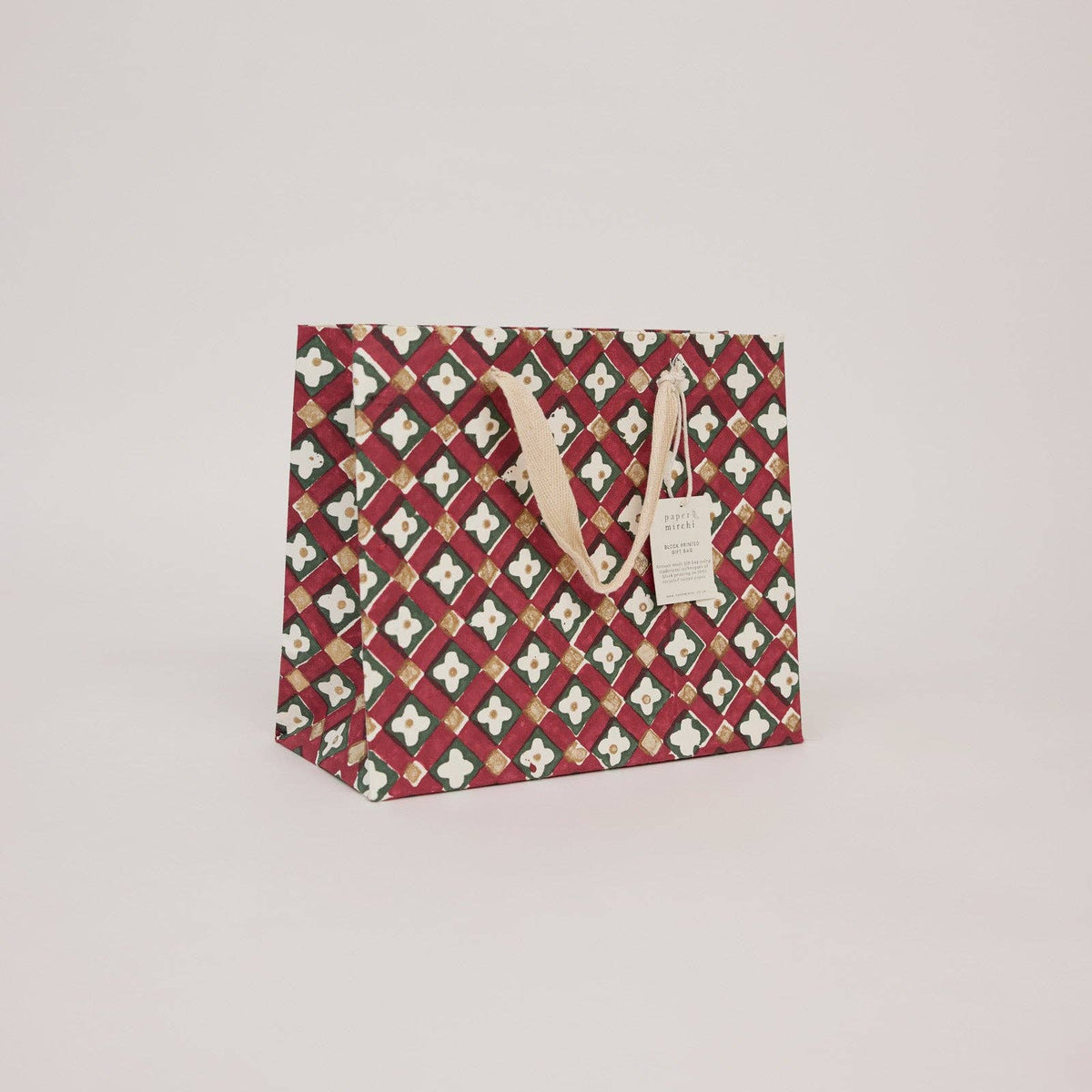 Traditional Christmas Gift Bags - Medium
