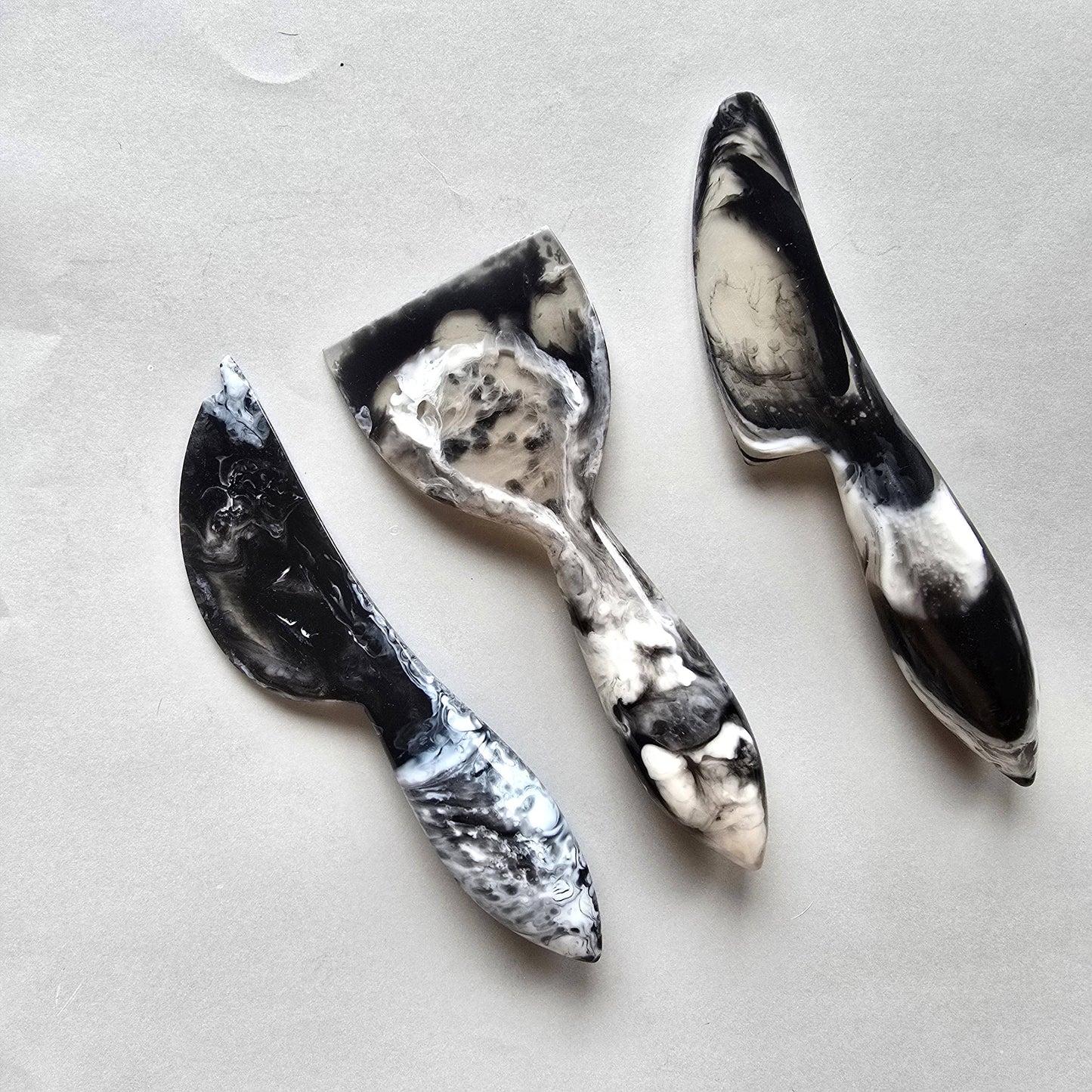 3-Piece Cheese Knives Set - Resin Charcuterie Tools