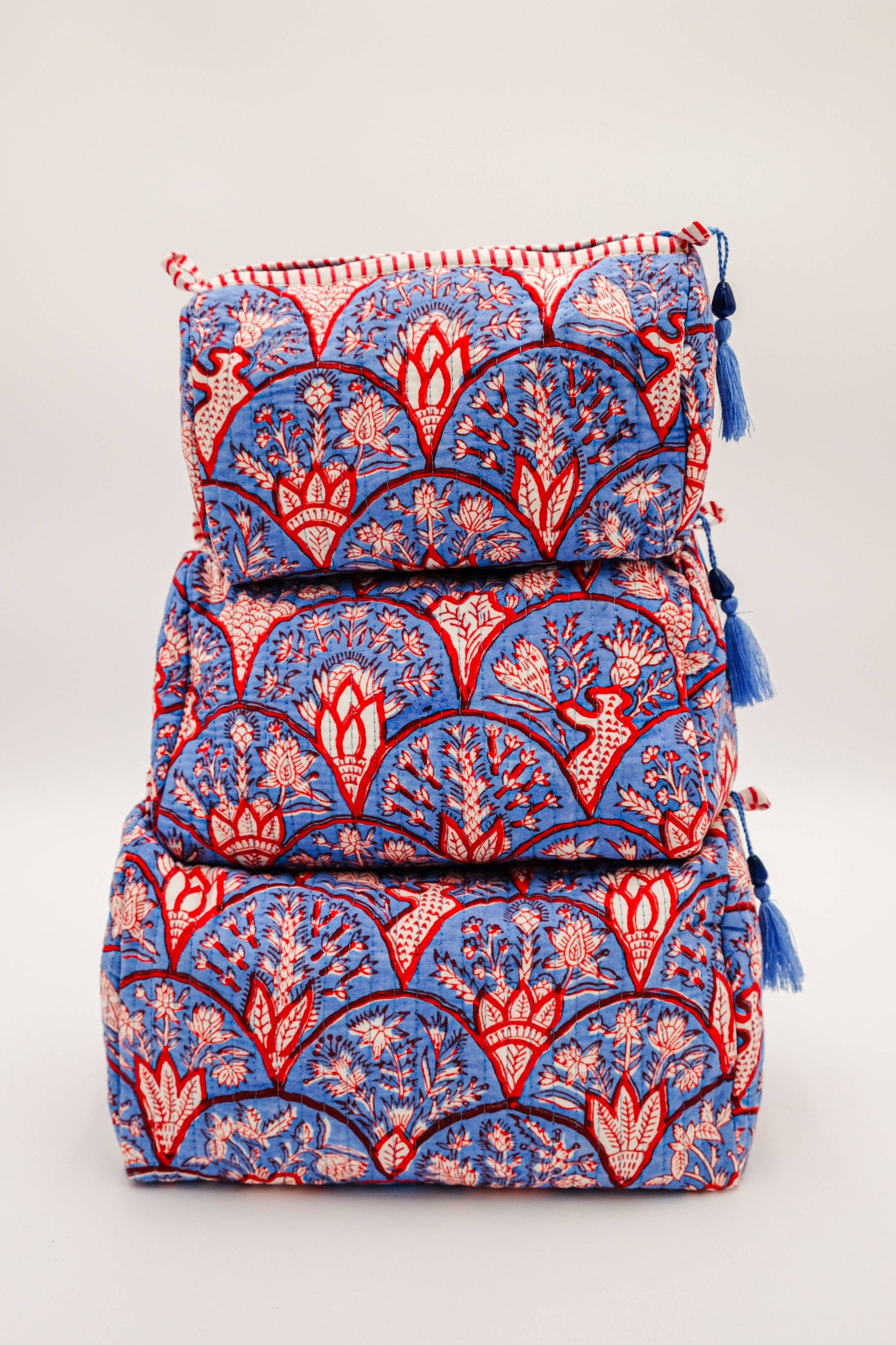 Large Blue Arch Toiletry Bag