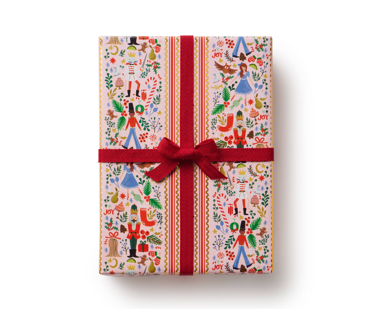 Holly Jolly Nutcracker Continuous Wrapping Roll *CANNOT SHIP*