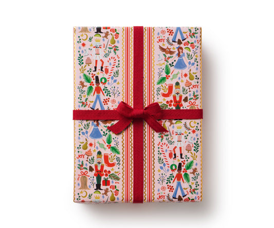 Holly Jolly Nutcracker Continuous Wrapping Roll *CANNOT SHIP*
