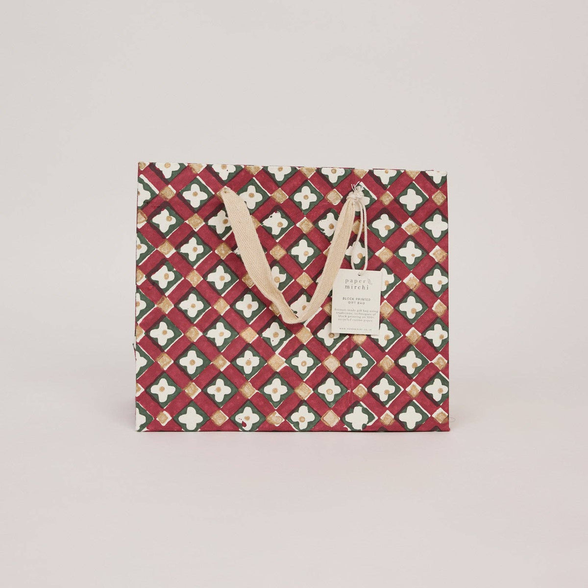 Traditional Christmas Gift Bags - Medium